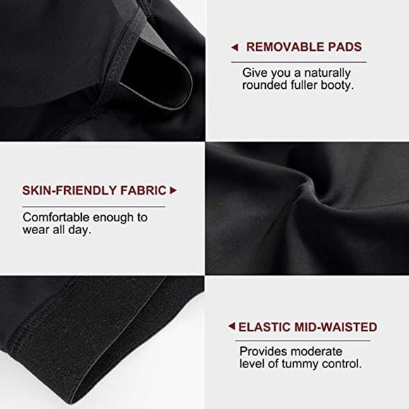 Butt Lift Women FAKE ASS & Hip Enhancer Booty Padded Underwear Panties Shaper - Picture 4 of 12